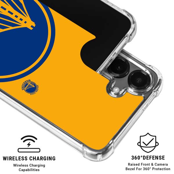 NBA Golden State Warriors Large Logo Galaxy S26 Plus Clear Case