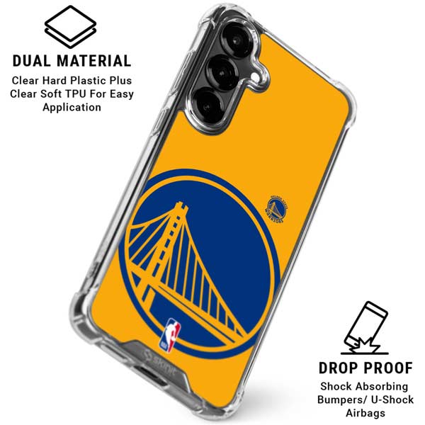 NBA Golden State Warriors Large Logo Galaxy S26 Plus Clear Case