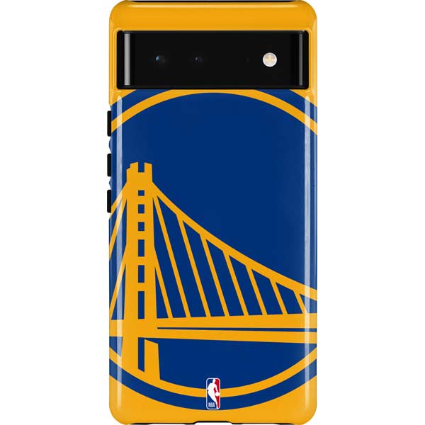 NBA Golden State Warriors Large Logo Pixel Cases