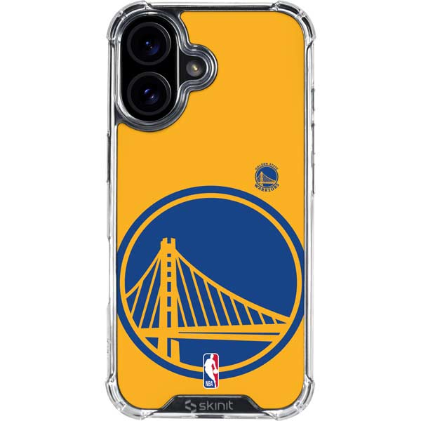 NBA Golden State Warriors Large Logo iPhone 16 Plus Clear Case
