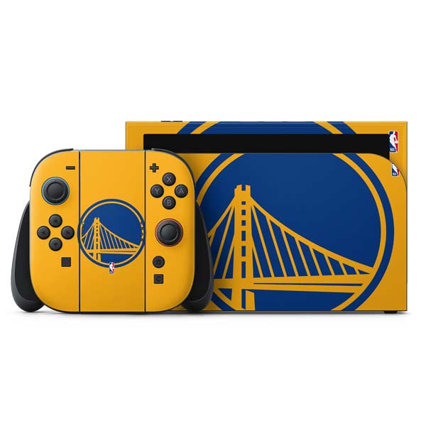 NBA Golden State Warriors Large Logo Nintendo Skins