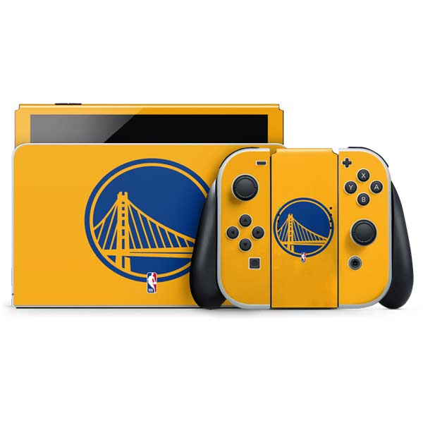 NBA Golden State Warriors Large Logo Nintendo Switch OLED (2021) Skin