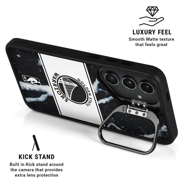 NBA Golden State Warriors Marble Galaxy S26 Ultra Kickstand Case