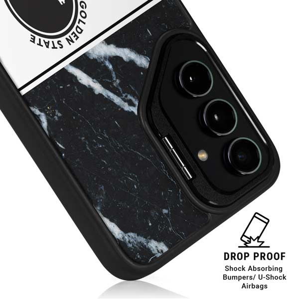 NBA Golden State Warriors Marble Galaxy S26 Ultra Kickstand Case
