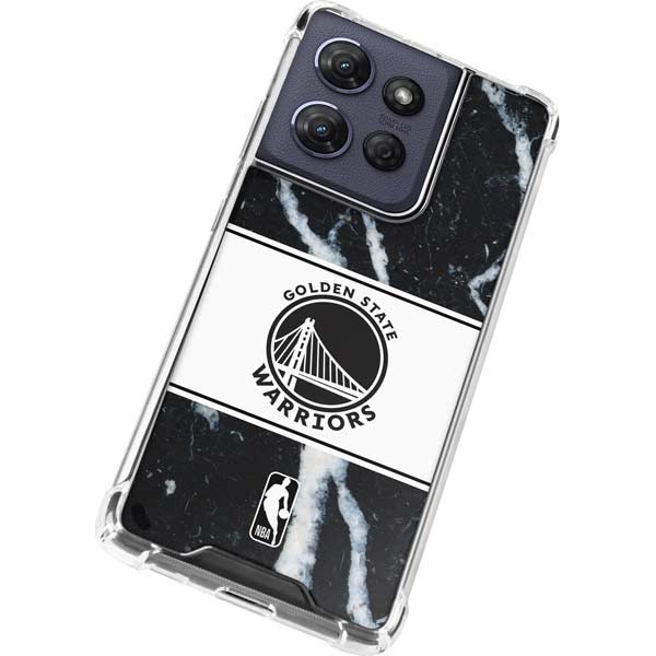 NBA Golden State Warriors Marble Moto G Play 5G (2025) Clear Case