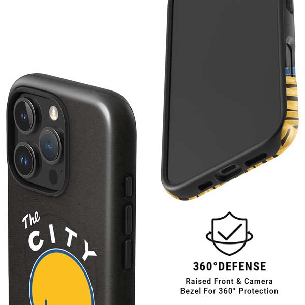 NBA Golden State Warriors Retro Palms iPhone 16 Pro Magsafe Impact Case