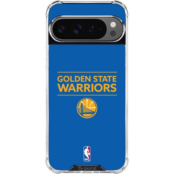 NBA Golden State Warriors Standard - Blue Google Pixel 10 Pro XL Clear Case