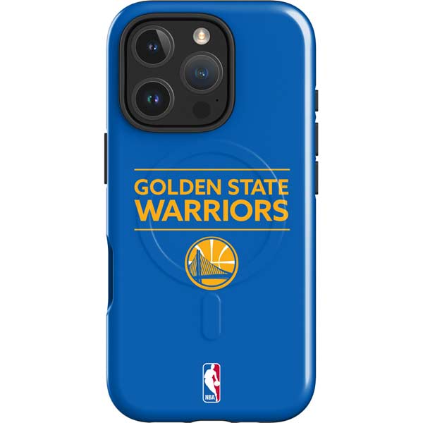 NBA Golden State Warriors Standard - Blue iPhone 16 Pro Max Magsafe Impact Case