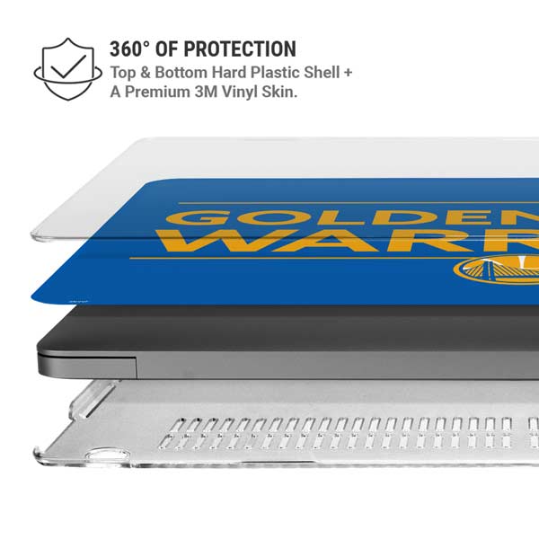 NBA Golden State Warriors Standard - Blue MacBook Pro 14in (2021-24) Case plus Skin