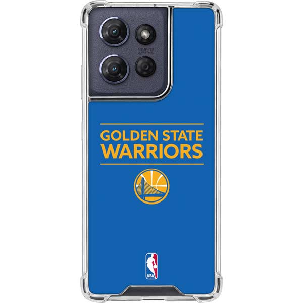 NBA Golden State Warriors Standard - Blue Moto G 5G (2025) Clear Case