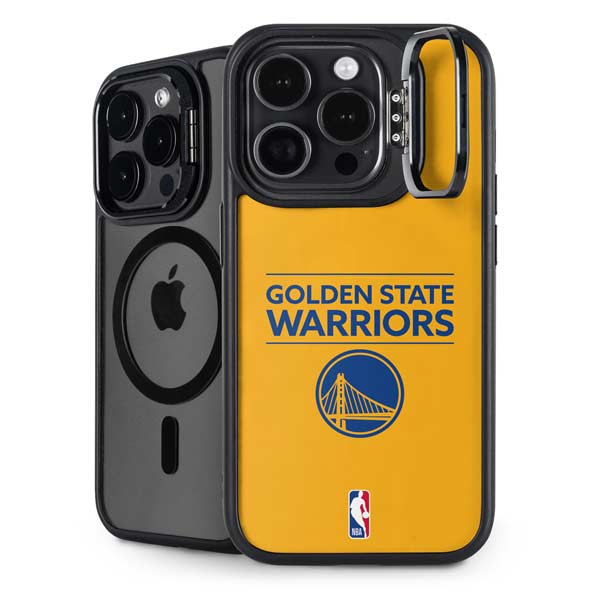 NBA Golden State Warriors Standard - Yellow iPhone 14 Pro Max Kickstand Case