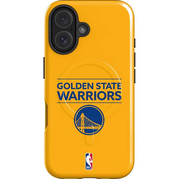 NBA Golden State Warriors Standard - Yellow iPhone 16 Magsafe Impact Case