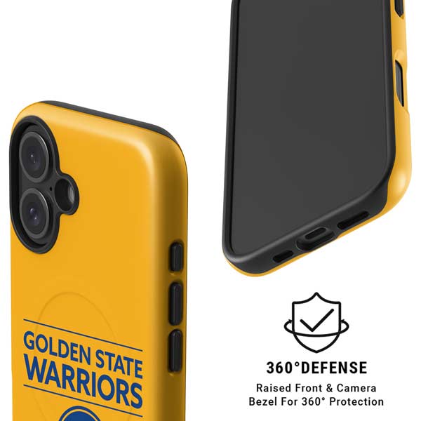 NBA Golden State Warriors Standard - Yellow iPhone 16 Magsafe Impact Case