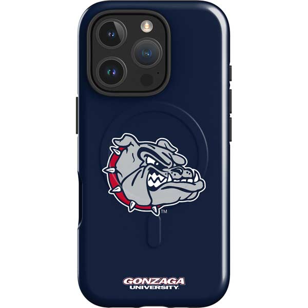 Gonzaga University Bulldog Logo iPhone 16 Pro Magsafe Impact Case