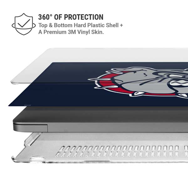 Gonzaga University Bulldog Logo MacBook Cases