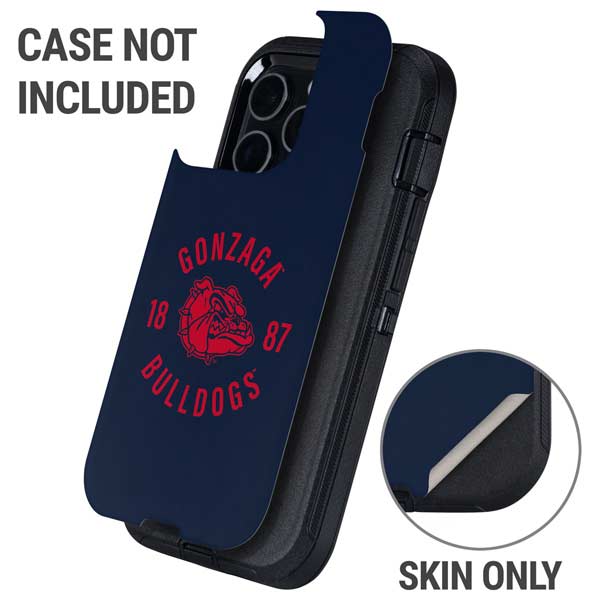 Gonzaga University Bulldogs 1887 Otterbox Defender iPhone Skin