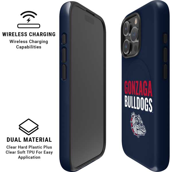 Gonzaga University Bulldogs Bold iPhone 16 Pro Magsafe Impact Case