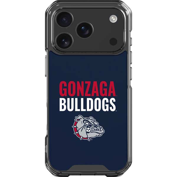Gonzaga University Bulldogs Bold iPhone 17 Pro Clear Case