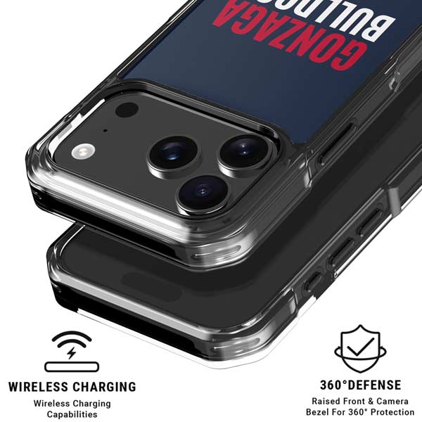 Gonzaga University Bulldogs Bold iPhone 17 Pro Clear Case