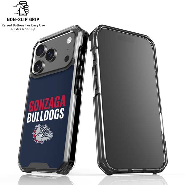 Gonzaga University Bulldogs Bold iPhone 17 Pro Clear Case