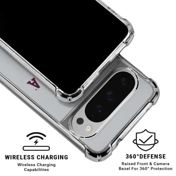 Gonzaga University Collegiate Text Google Pixel 10 Pro Clear Case