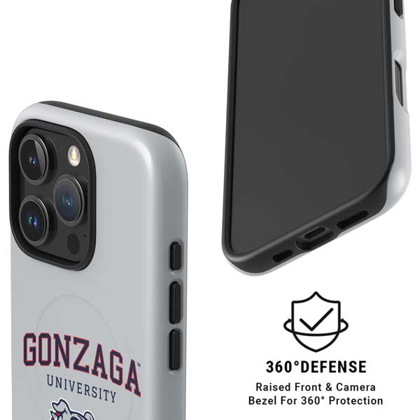 Gonzaga University Collegiate Text iPhone 16 Pro Max Magsafe Impact Case