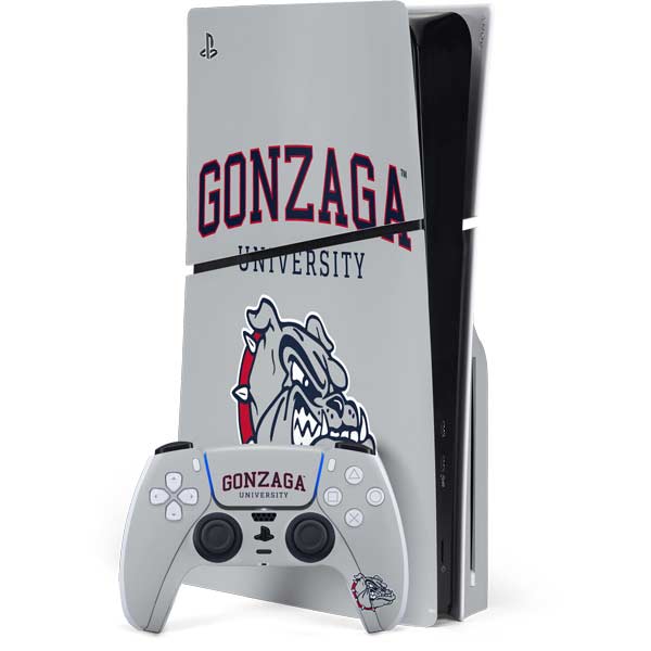 Gonzaga University Collegiate Text PlayStation PS5 Skins