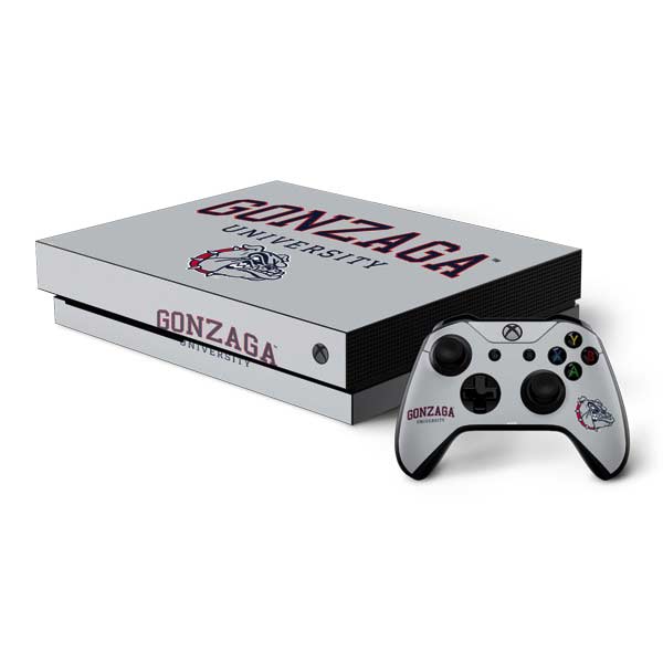 Gonzaga University Collegiate Text Xbox One Skins