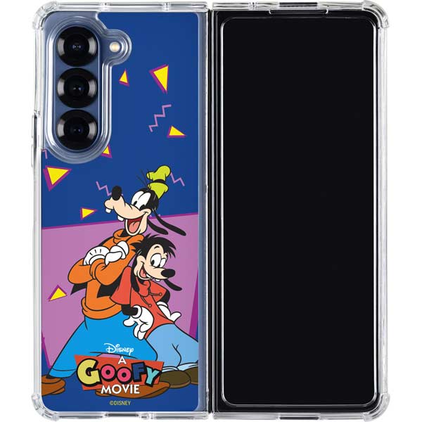 Goofy and Max Galaxy Z Fold7 Clear Case | Skinit