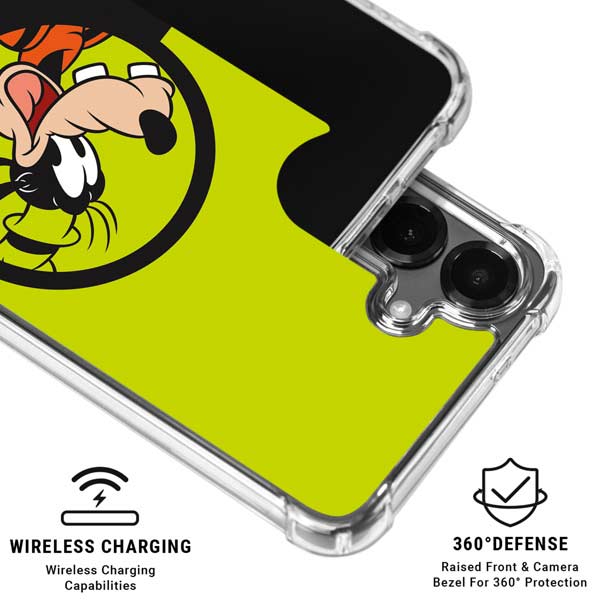 Disney Friends Goofy Galaxy S26 Clear Case