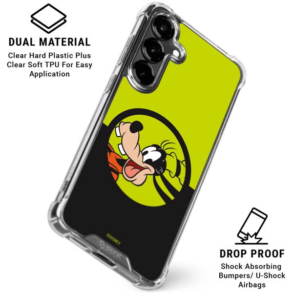 Disney Friends Goofy Galaxy S26 Clear Case