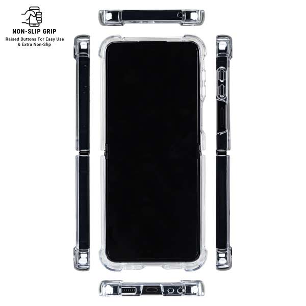 Disney Friends Goofy Galaxy Z Flip7 Clear Case