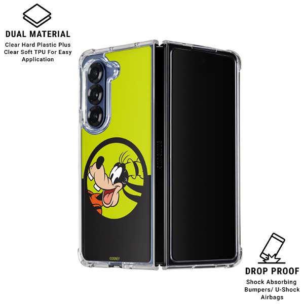Disney Friends Goofy Galaxy Z Fold7 Clear Case