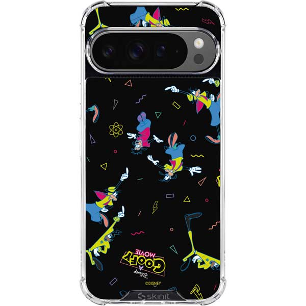 Disney Goofy Movie Pattern Google Pixel 10 Pro XL Clear Case