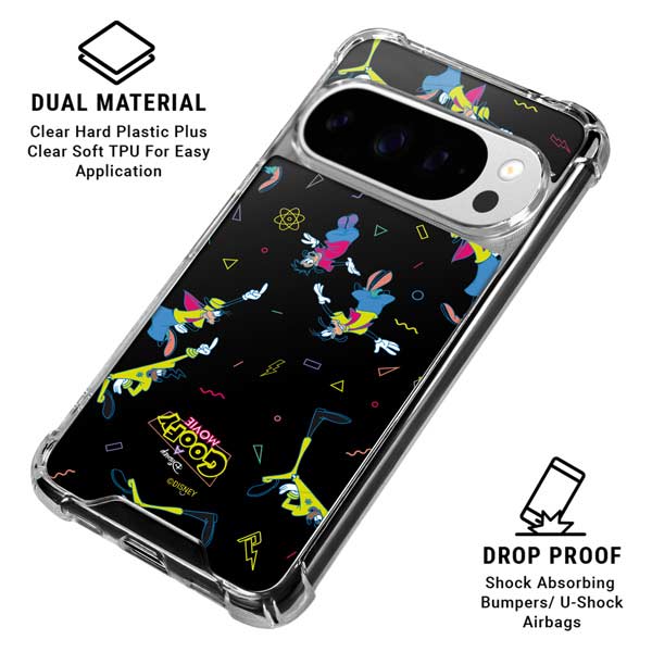 Disney Goofy Movie Pattern Google Pixel 10 Pro XL Clear Case