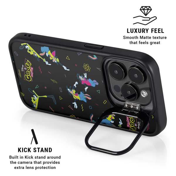 Disney Goofy Movie Pattern iPhone 14 Pro Max Kickstand Case
