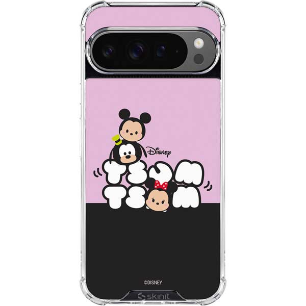 Disney Tsum Tsum Goofy Mickey and Minnie Google Pixel 10 Pro XL Clear Case