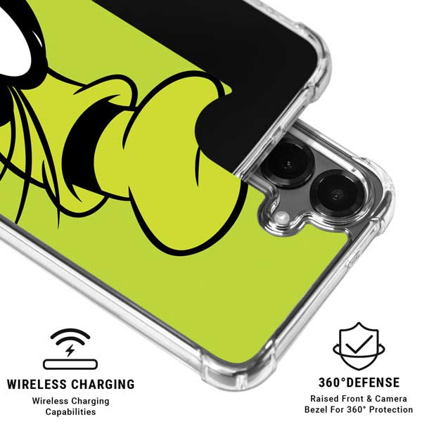 Disney Friends Goofy Up Close Galaxy S26 Plus Clear Case