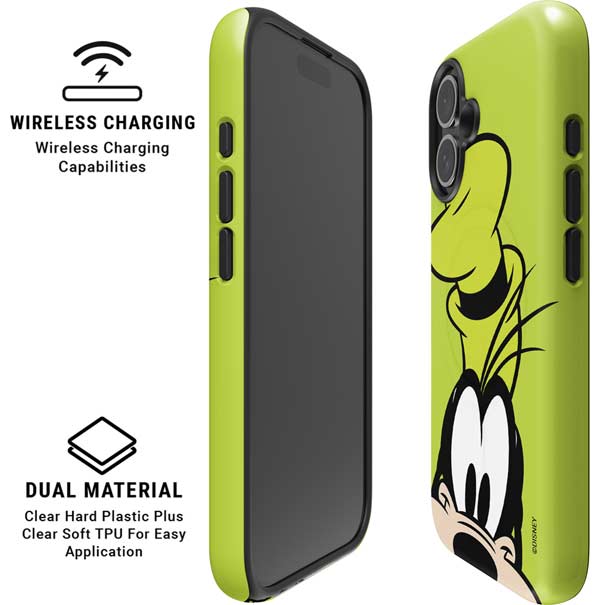 Disney Friends Goofy Up Close iPhone 16 Plus Magsafe Impact Case