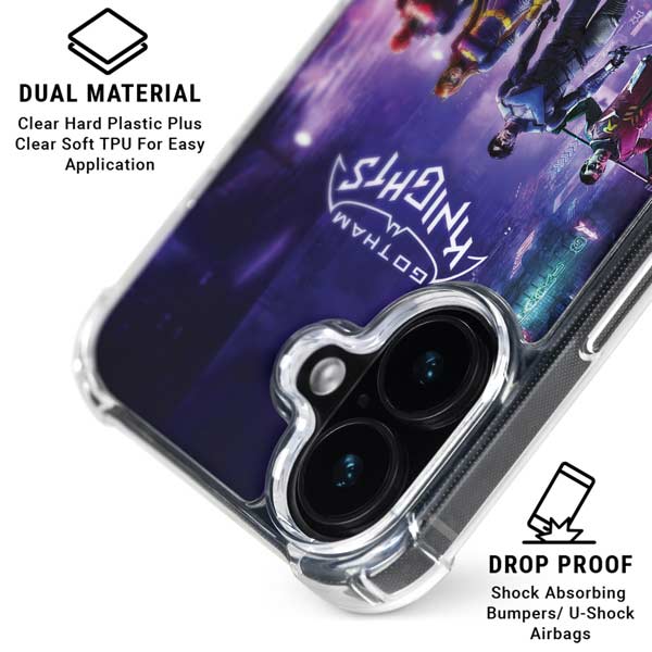 DC Comics Gotham Knights Characters iPhone 17 Clear Case