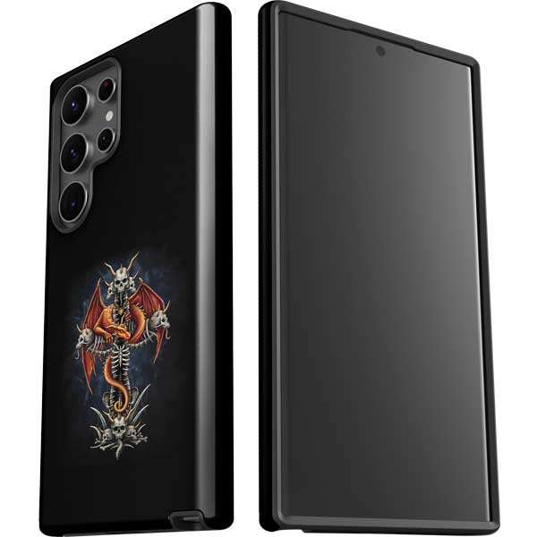 Gothic Dragon & Skull Cross by Sarah Richter Galaxy S23 Ultra Pro Case