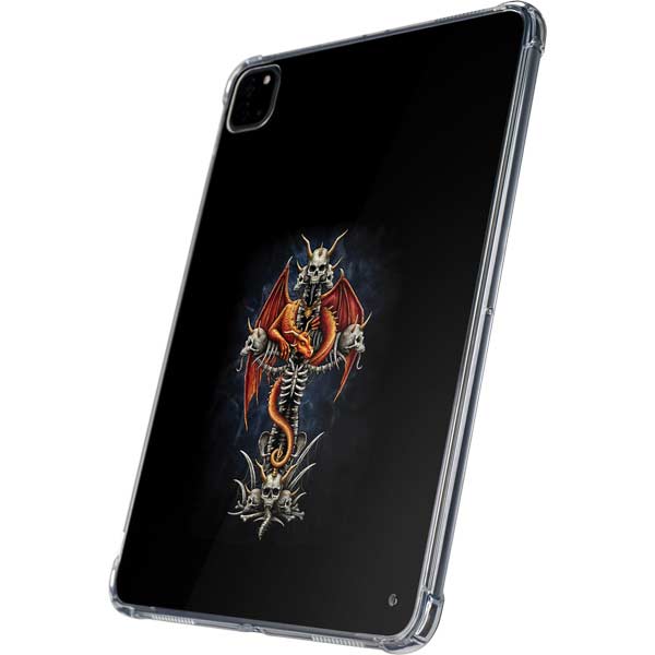 Gothic Dragon & Skull Cross by Sarah Richter iPad Pro 11in (2024) Clear Case