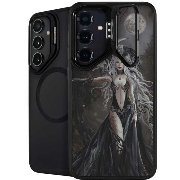Gothic Princess with Silver Dragon by Nene Thomas Galaxy S26 Plus Kickstand Case