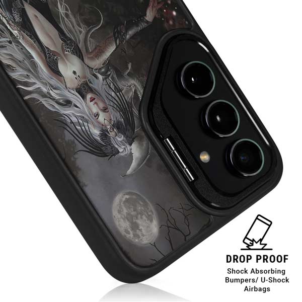 Gothic Princess with Silver Dragon by Nene Thomas Galaxy S26 Ultra Kickstand Case