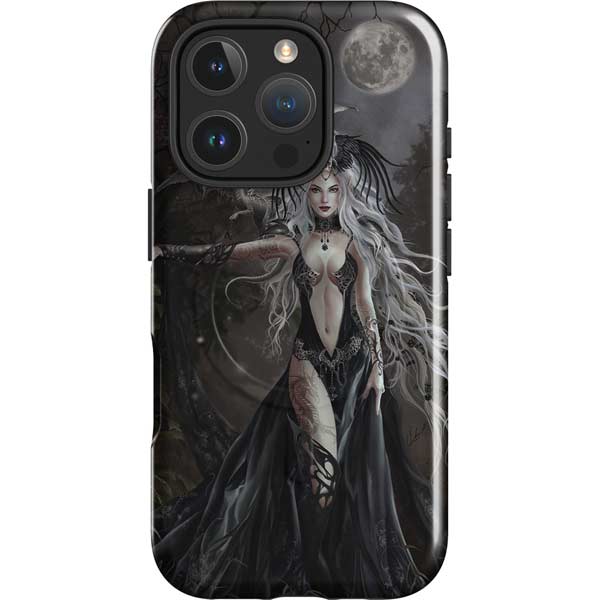 Gothic Princess with Silver Dragon by Nene Thomas iPhone 16 Pro Magsafe Impact Case