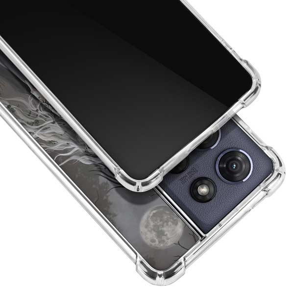 Gothic Princess with Silver Dragon by Nene Thomas Moto G 5G (2025) Clear Case