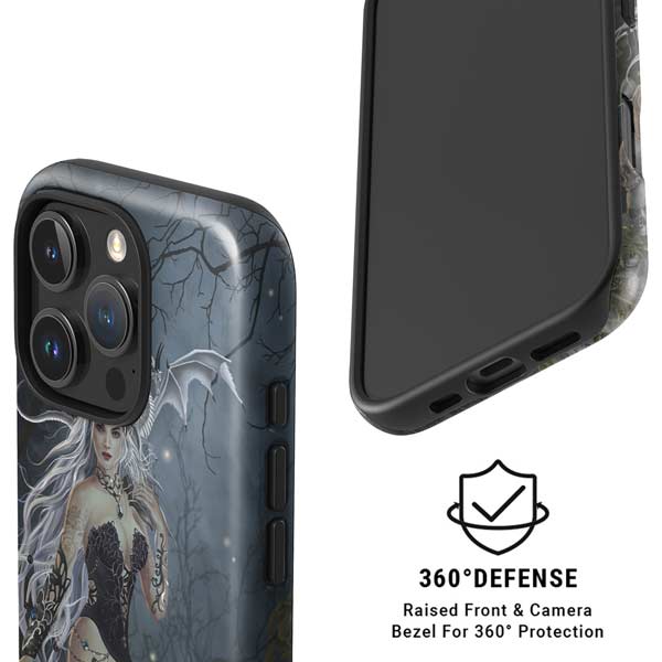 Gothic Queen with Silver Dragon by Nene Thomas iPhone 16 Pro Max Magsafe Impact Case