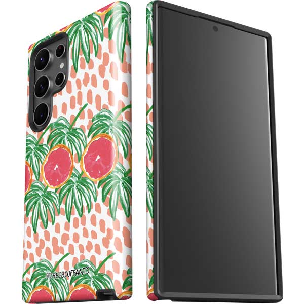 Bouffants and Broken Hearts Graphic Grapefruit Galaxy S23 Ultra Pro Case