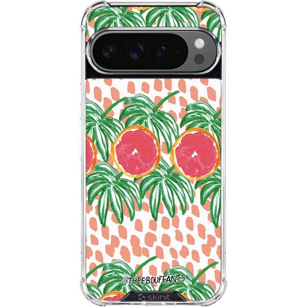 Bouffants and Broken Hearts Graphic Grapefruit Google Pixel 10 Pro XL Clear Case