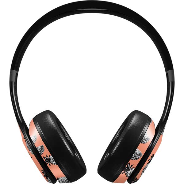 Bouffants and Broken Hearts Gray Scale Pineapple Beats Studio Pro Wireless Headphones Skin